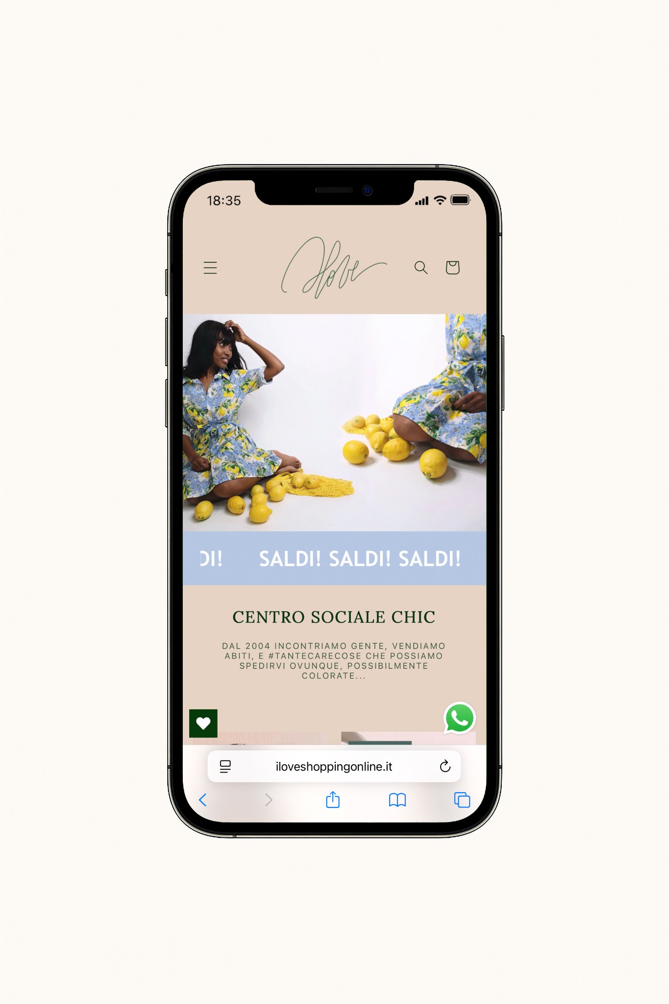 Anteprima I Love Shopping Online
